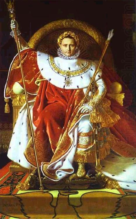 Jean Auguste Dominique Ingres Portrait of Napoleon on the Imperial Throne china oil painting image